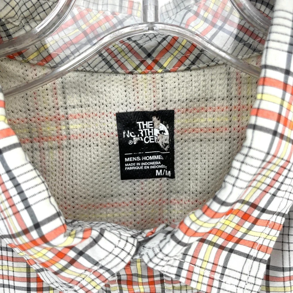The‎ North Face Plaid Short Sleeve Button Up Shirt Men's M Lightweight Outdoor